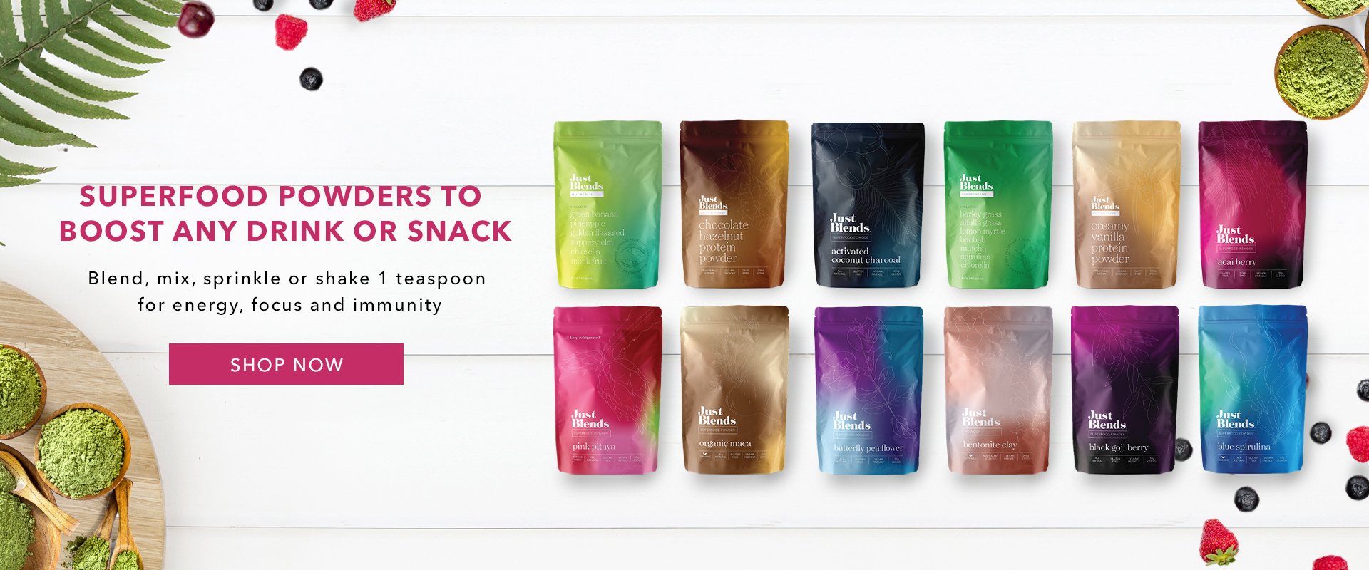 Superfood powder to boost any drink or snack
